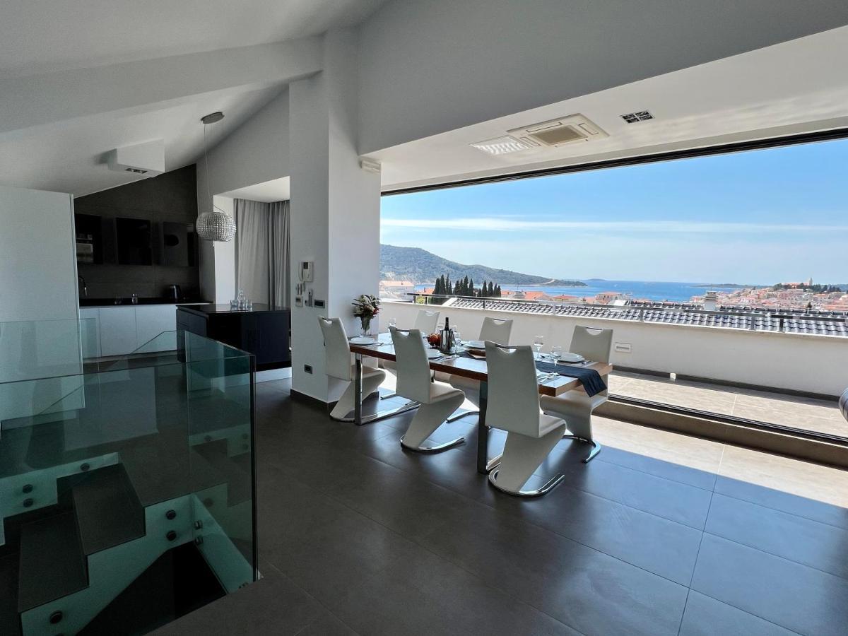 Ferienwohnung Luxury Laurus Penthouse With Awesome Sea View Primošten Exterior foto