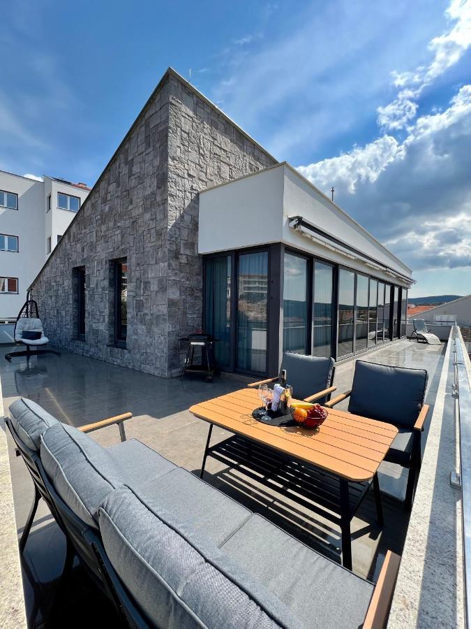Ferienwohnung Luxury Laurus Penthouse With Awesome Sea View Primošten Exterior foto